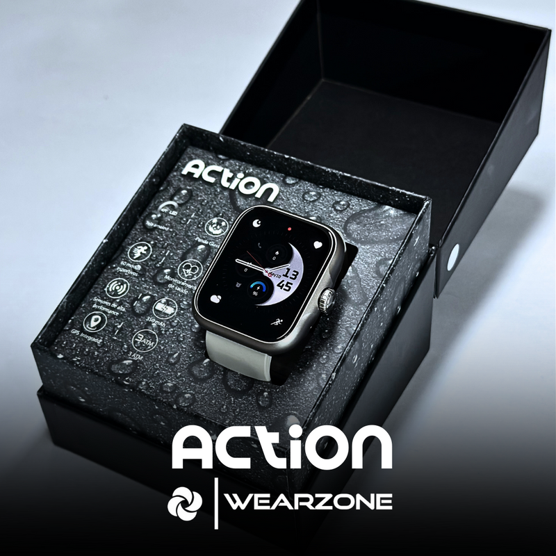 SMARTWATCH ACTION WEARZONE | A PROVA D'ÁGUA, GPS INTEGRADO