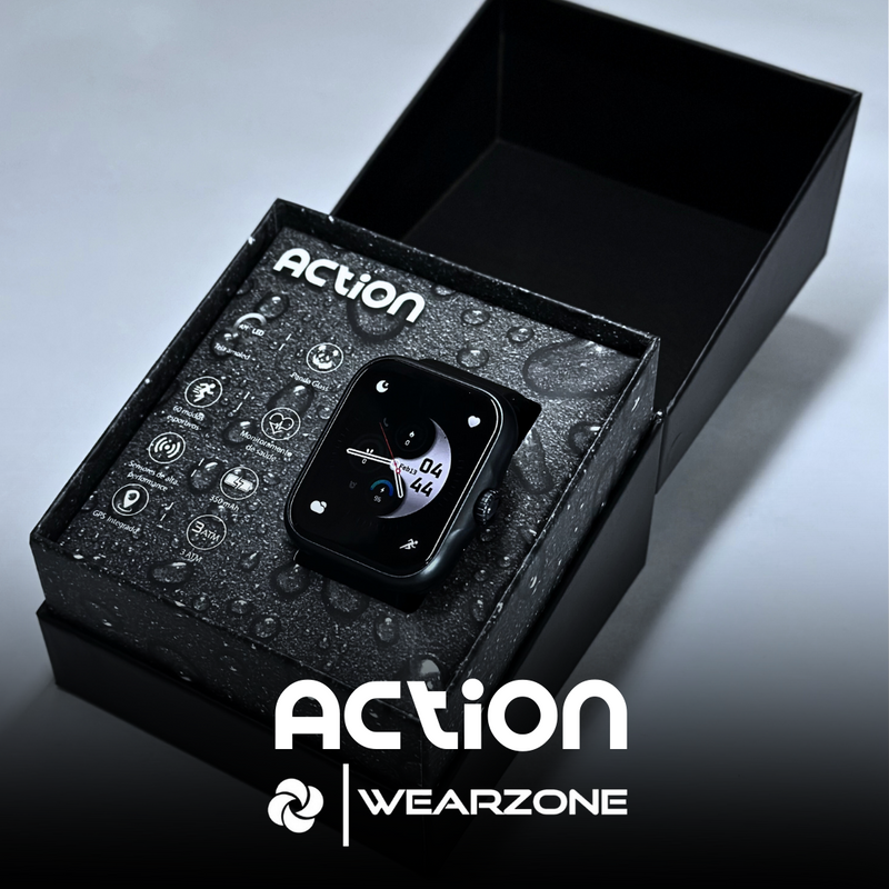 SMARTWATCH ACTION WEARZONE | A PROVA D'ÁGUA, GPS INTEGRADO