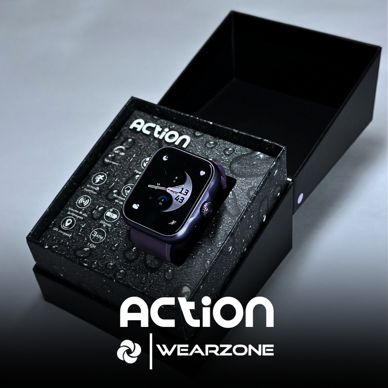 SMARTWATCH ACTION WEARZONE | A PROVA D'ÁGUA, GPS INTEGRADO