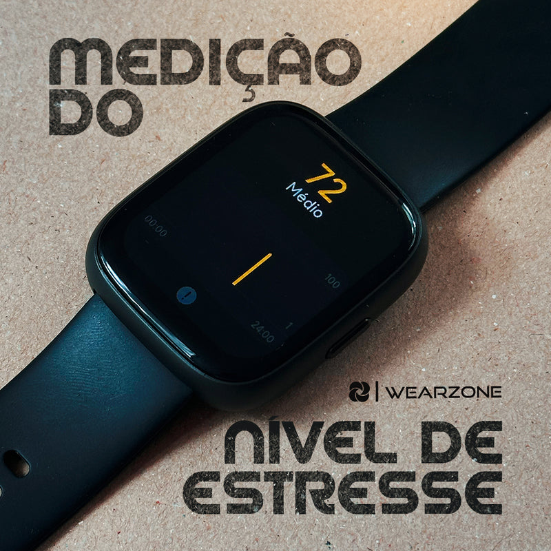 SMARTWATCH PULSE WEARZONE | A PROVA D'ÁGUA, ALEXA integrada, Até 7 Dias de Bateria