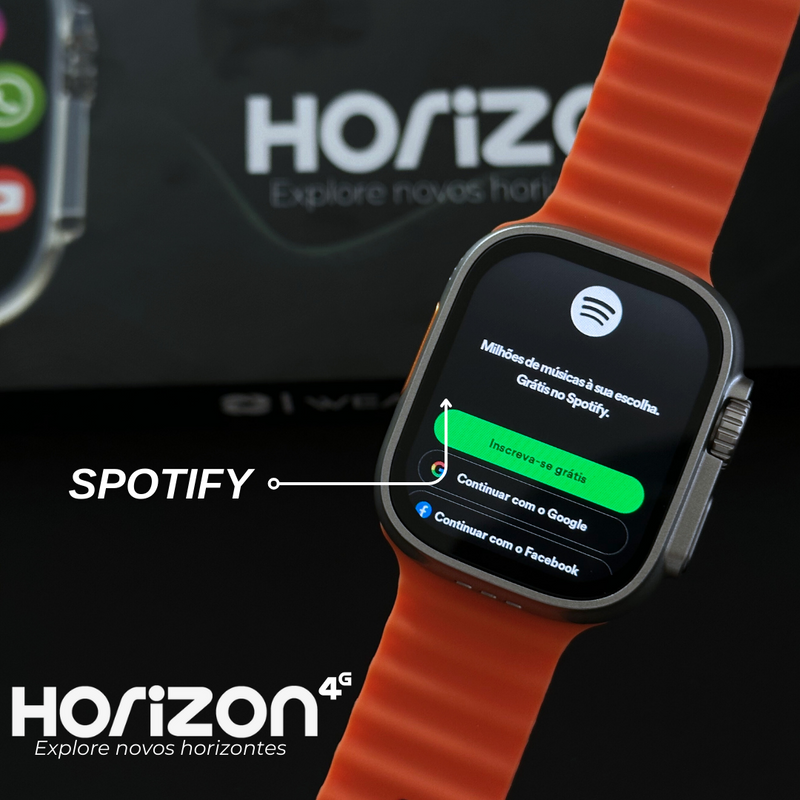 SMARTWATCH RELÓGIO ANDROID WEARZONE HORIZON 4G + 6X SEM JUROS + BRINDES