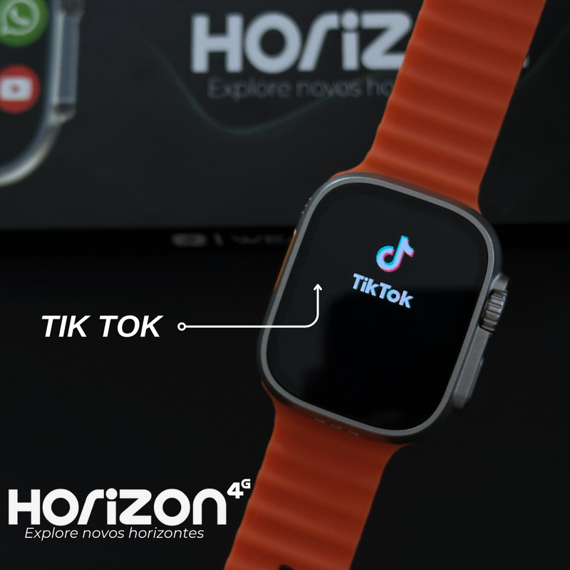 SMARTWATCH RELÓGIO ANDROID WEARZONE HORIZON 4G + 6X SEM JUROS + BRINDES