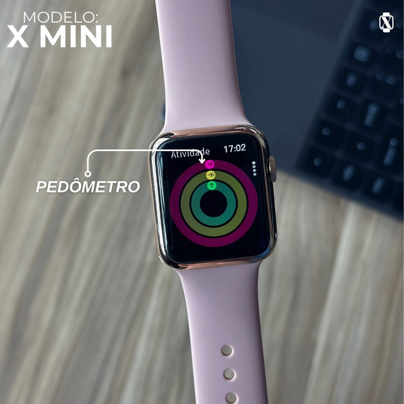 SMARTWATCH  X MINI 38mm + BRINDES + FRETE GRÁTIS + 6X SEM JUROS