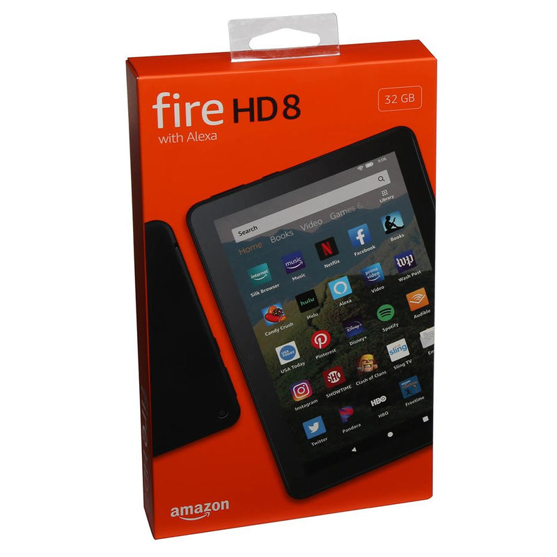 Tablet Amazon Fire Hd8 2gb Ram / 32gb Preto Com Alexa