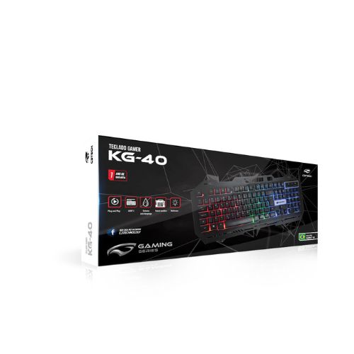 Teclado Usb C3tech Kg-40bk Gamer
